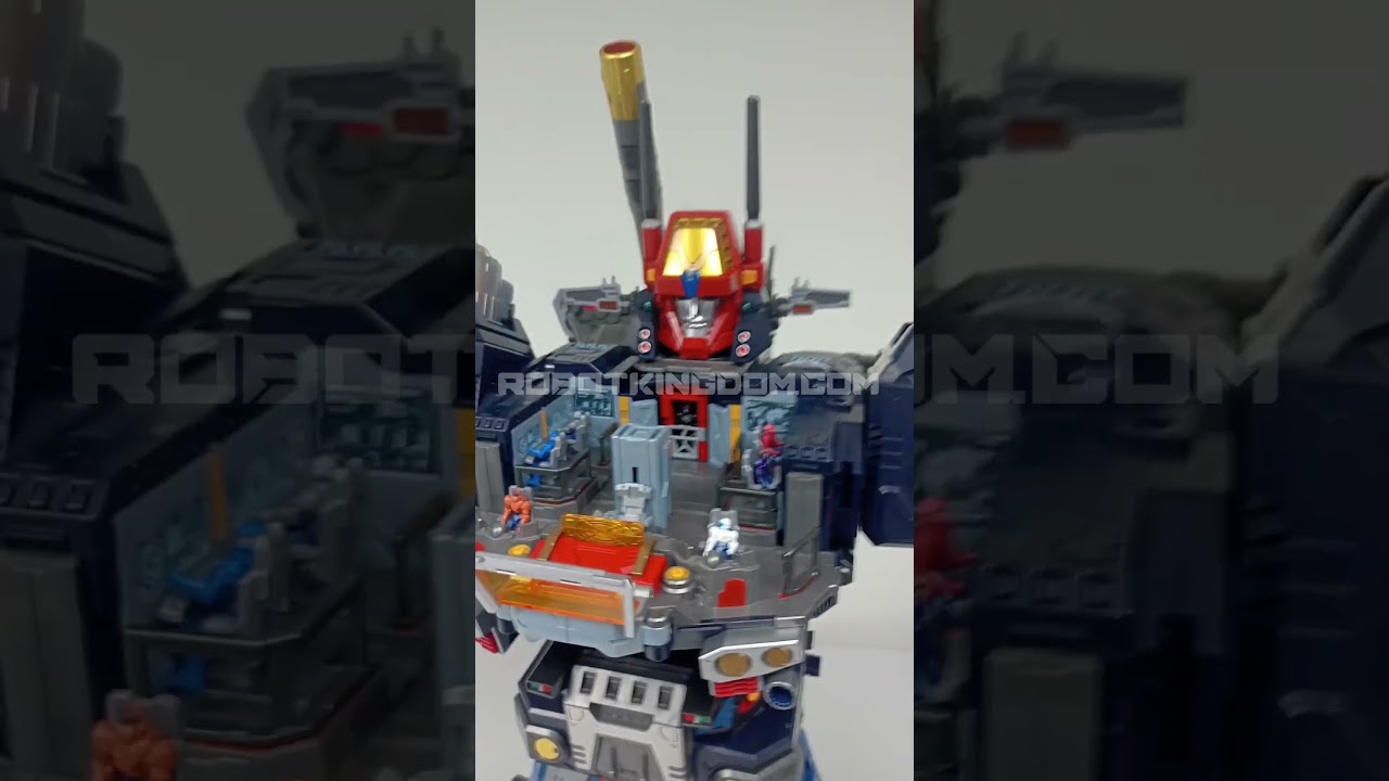 DA95&rarr;DA100 Elevator, Commander Seat and Protect Visor #takaratomy #diaclone #robotbase