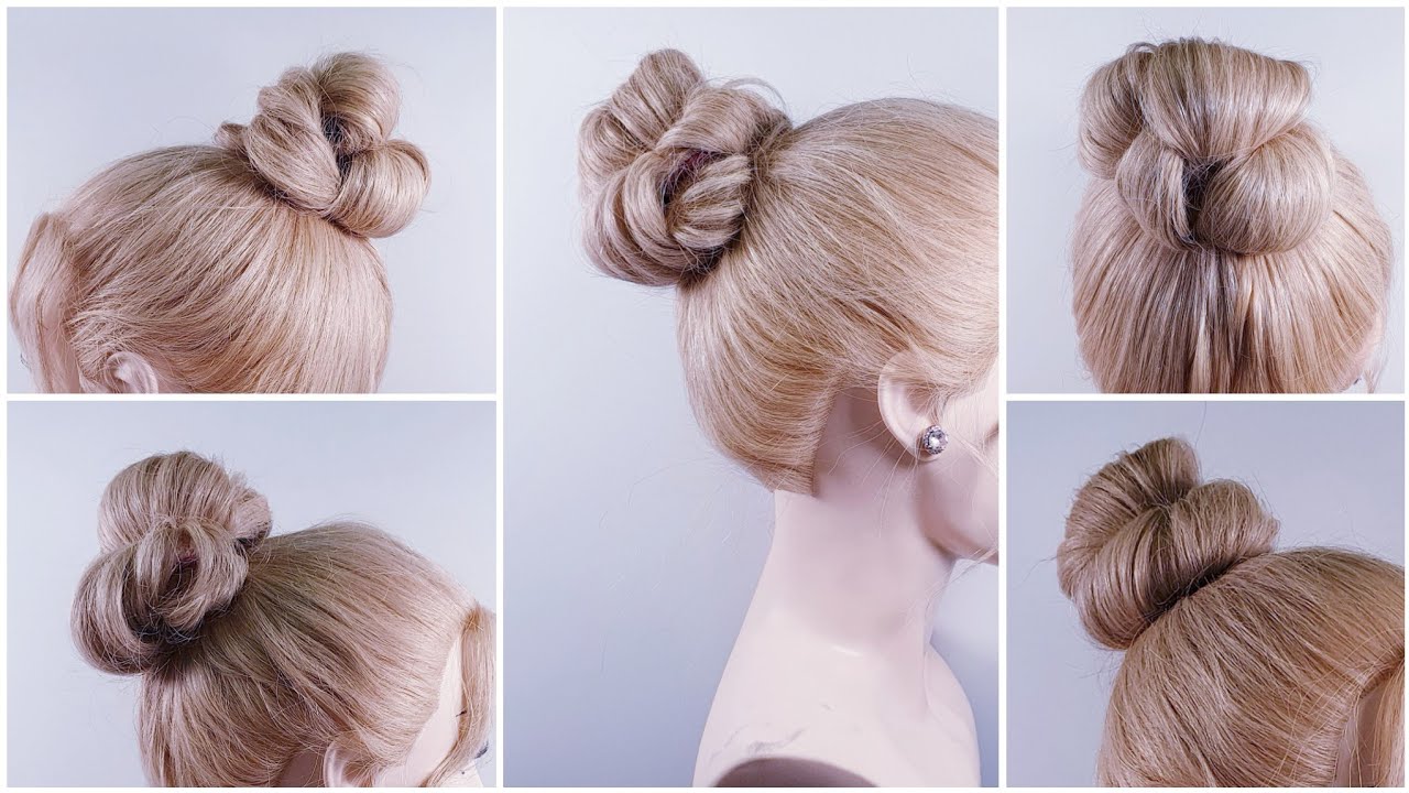 쉽고 빠르고 단단한 올림머리💗 제가 하고다니는 헤어스타일💗 셀프헤어 easy hair  updo hair style  Gaya Rambut Mudah