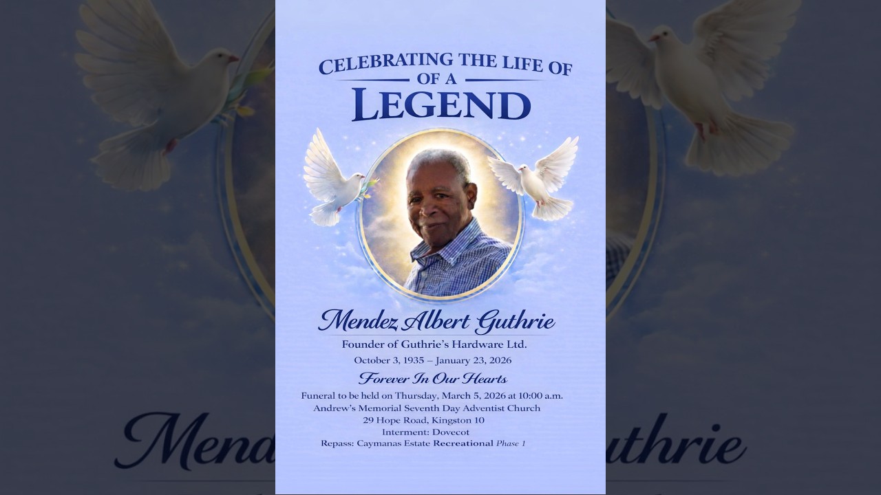 Service of Thanksgiving for Mendez Albert Guthrie || March 5, 2026 || 10:00 AM