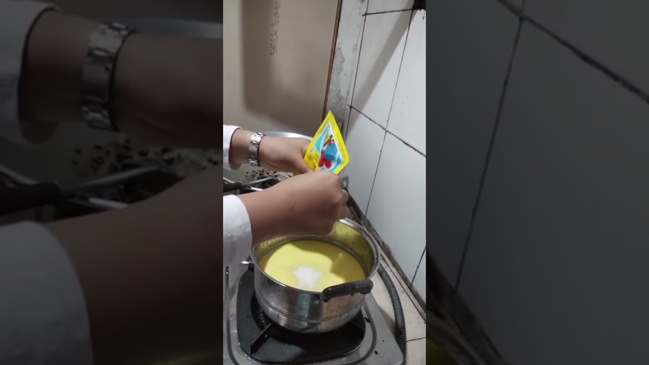 Membuat Puding Jagung Vla| Produksi Usaha Puding Jagung Vla Kelompok 4