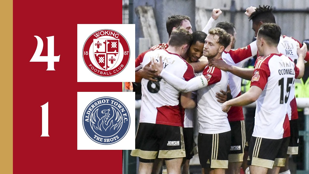 Woking 4-1 Aldershot Town | Extended Match Highlights