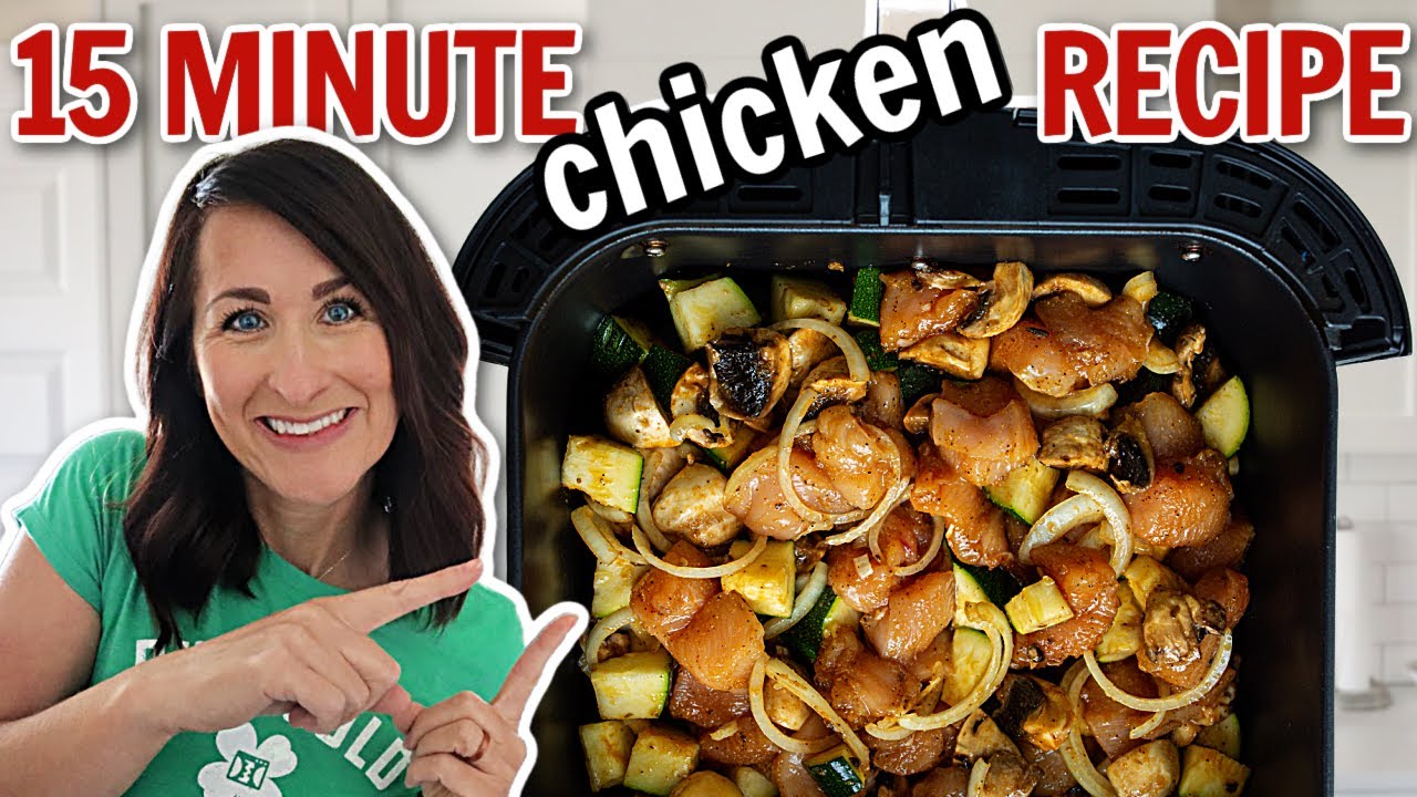 Quick and EASY 15 Minute AIR FRYER Hibachi Style CHICKEN with Yum Yum Sauce