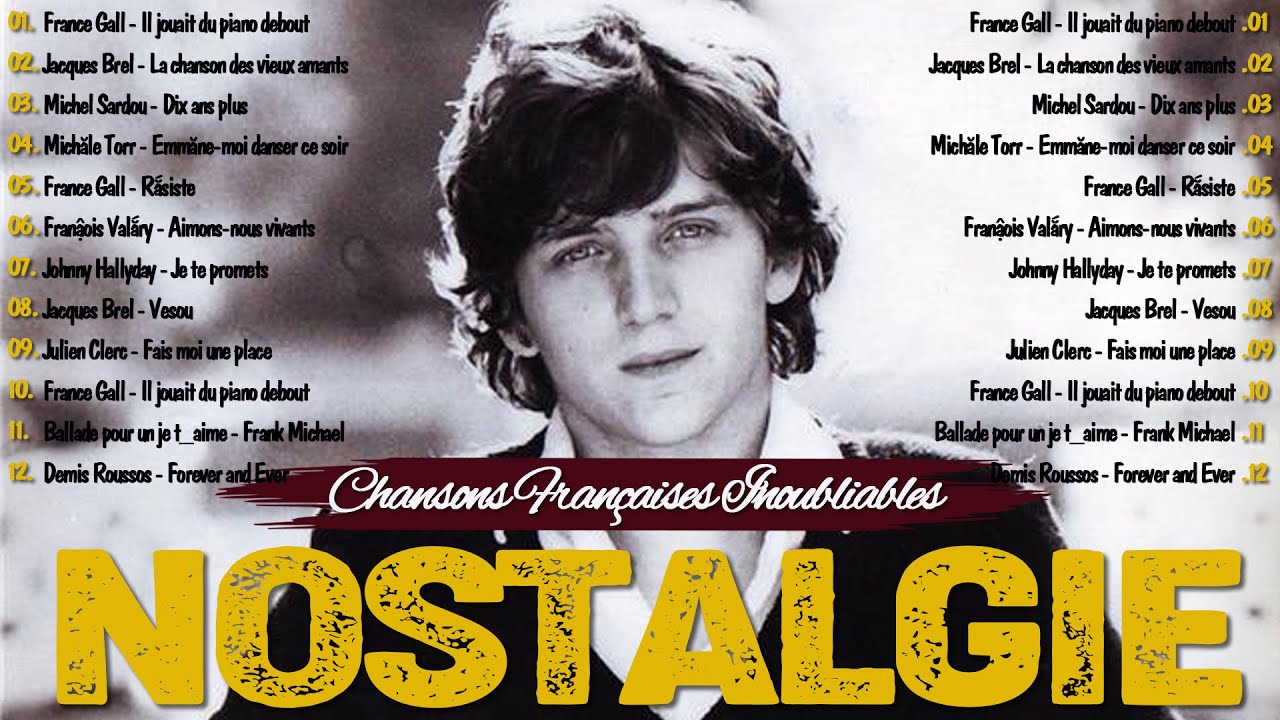 Chanson Française Romantique Éternelle🌹Joe Dassin, Pierre Bachelet, Mike Brant, Claude Francois