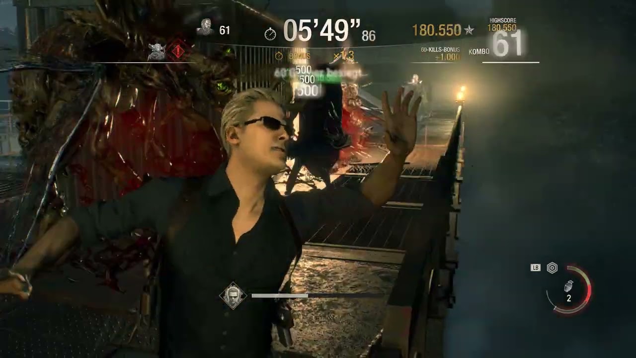 Resident Evil 4 Remake (PC) - Mercenaries - Waterworld - Albert Wesker