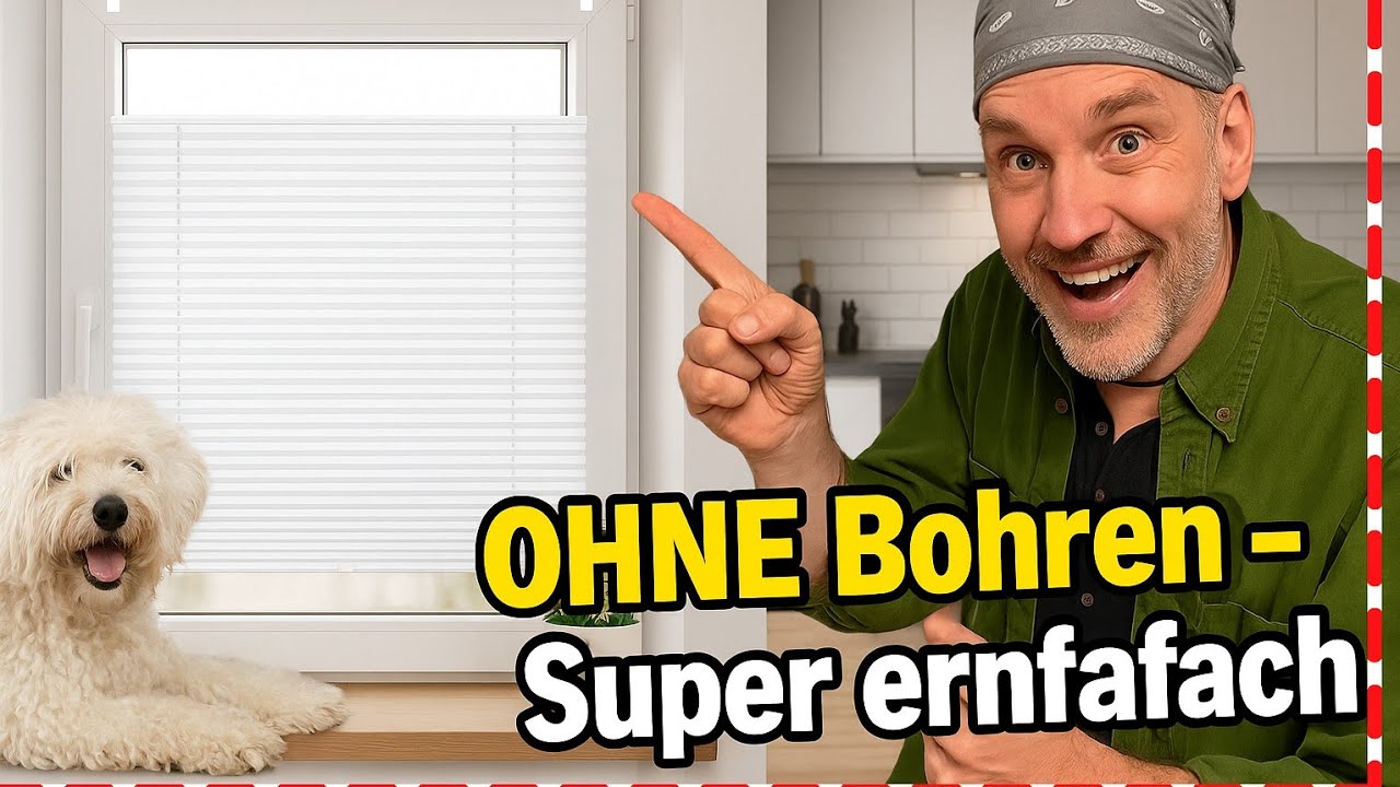 JYSK Plissee Jalousie anbringen ohne Bohren! Anleitung für Fenster Montage! Schritt für Schritt