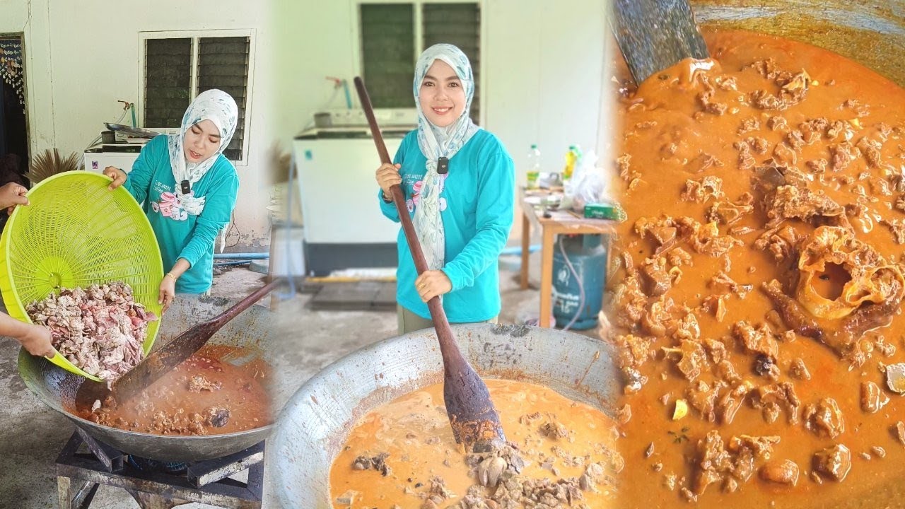 Cara gulai kambing kat rumah salee kak2 yo Oooo(makanan pattani)