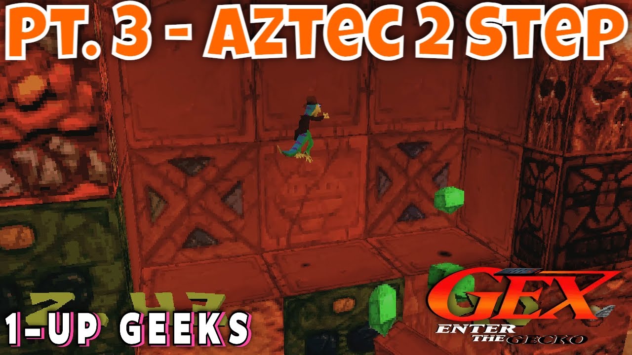 Gex: Enter the Gecko (PS1) - Pt. 3: Bonus Bonanza - Aztec 2 Step (4K)