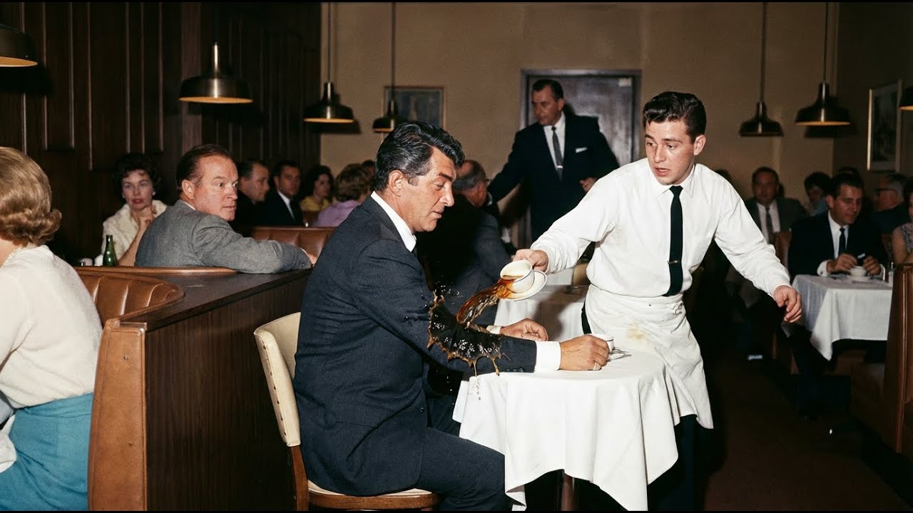 Waiter Spilled Coffee on Dean Martin — His Reaction Left Everyone in Tears