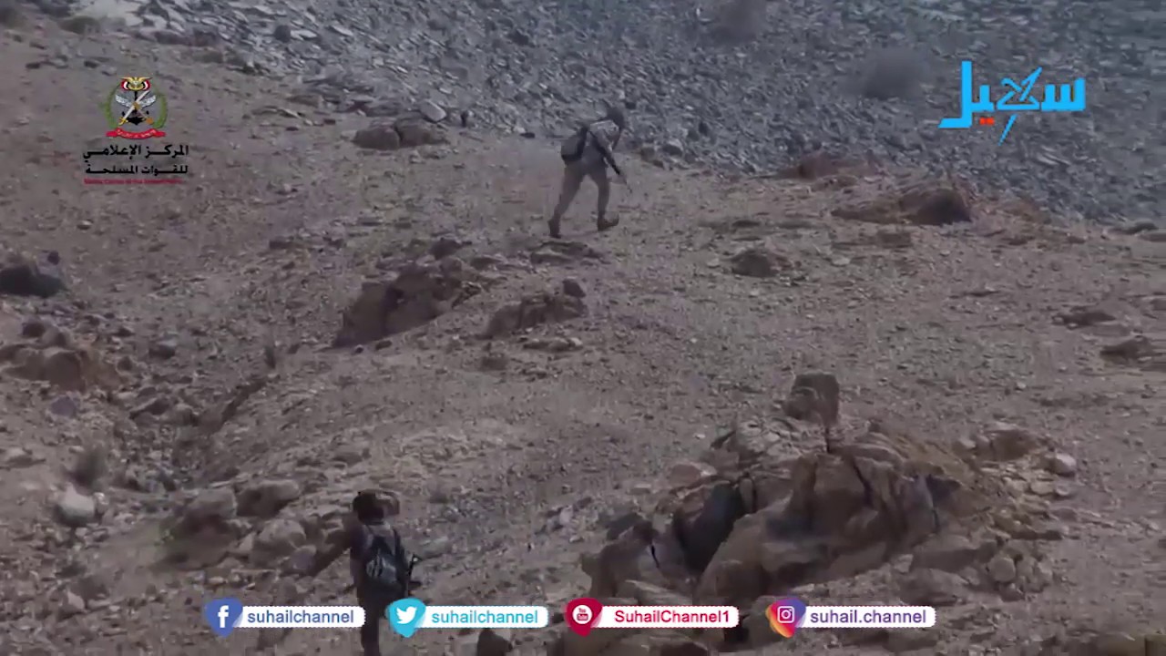 مشاهد جديدة من الهجوم الذي شنته قوات الجيش على مواقع المليشيات الإنقلابية في جبهة نهم شرق صنعاء