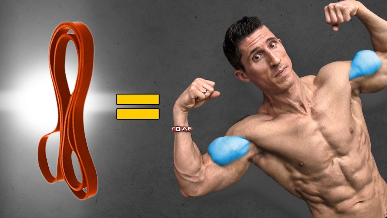 Desarrolla BICEPS Más Grandes con Bandas (SIN PESAS)
