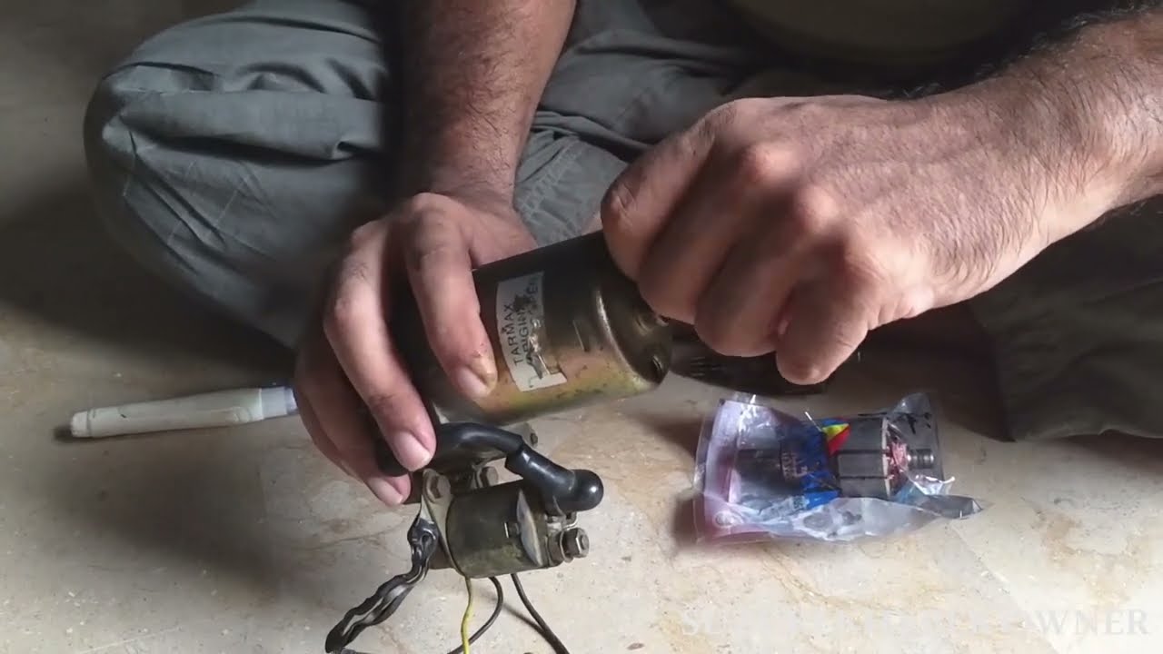 How to Repair Self Starter of Generator D.I.Y