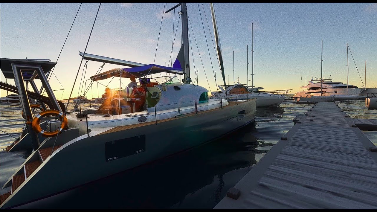 MSFS: Cruising the Caribbean in a Catamaran