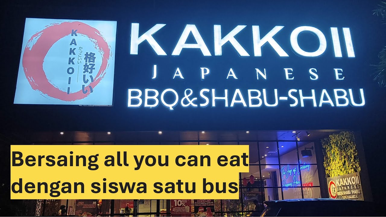 KAKKOII Jl Magelang - Jojgja - All you can eat grill + shabu