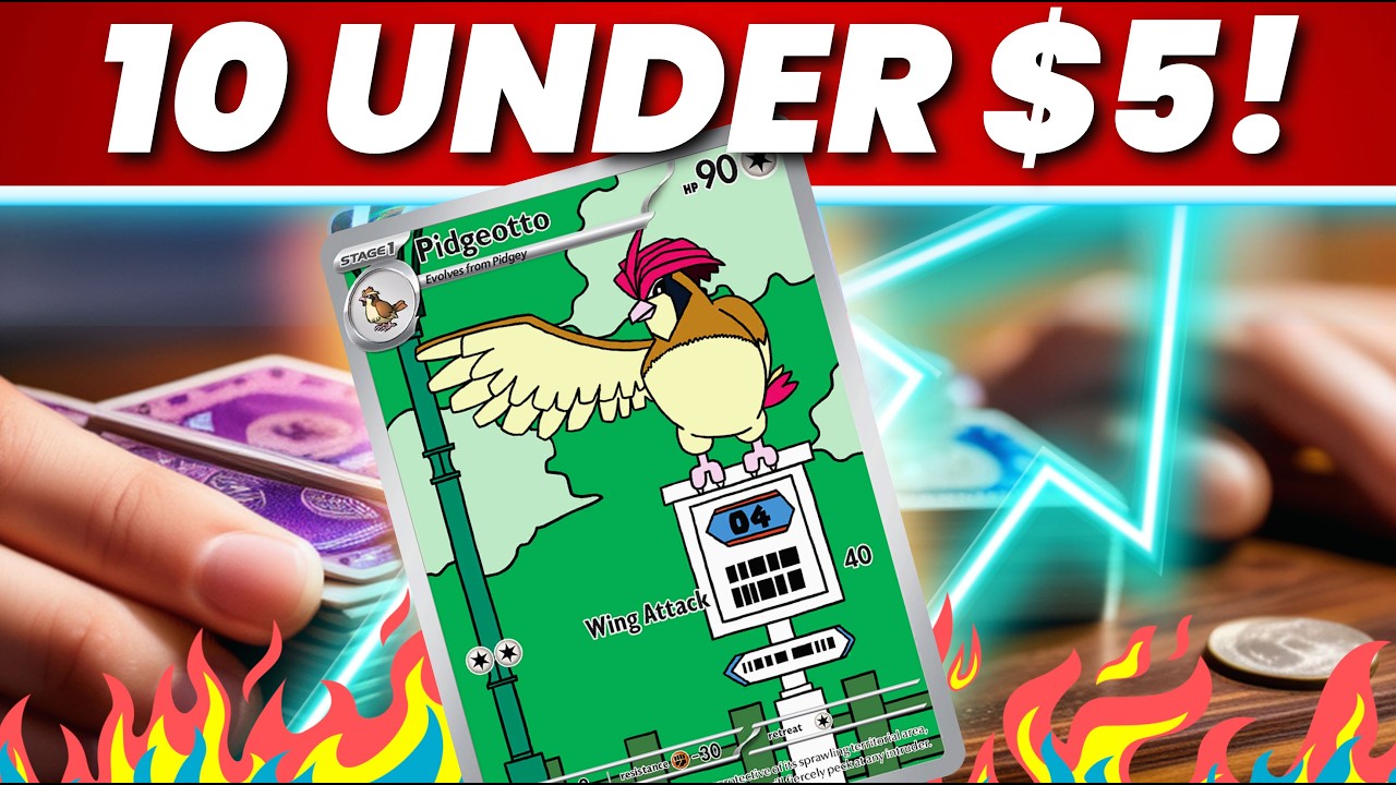 10 Pokemon Cards UNDER $5! (Super Budget-Friendly)