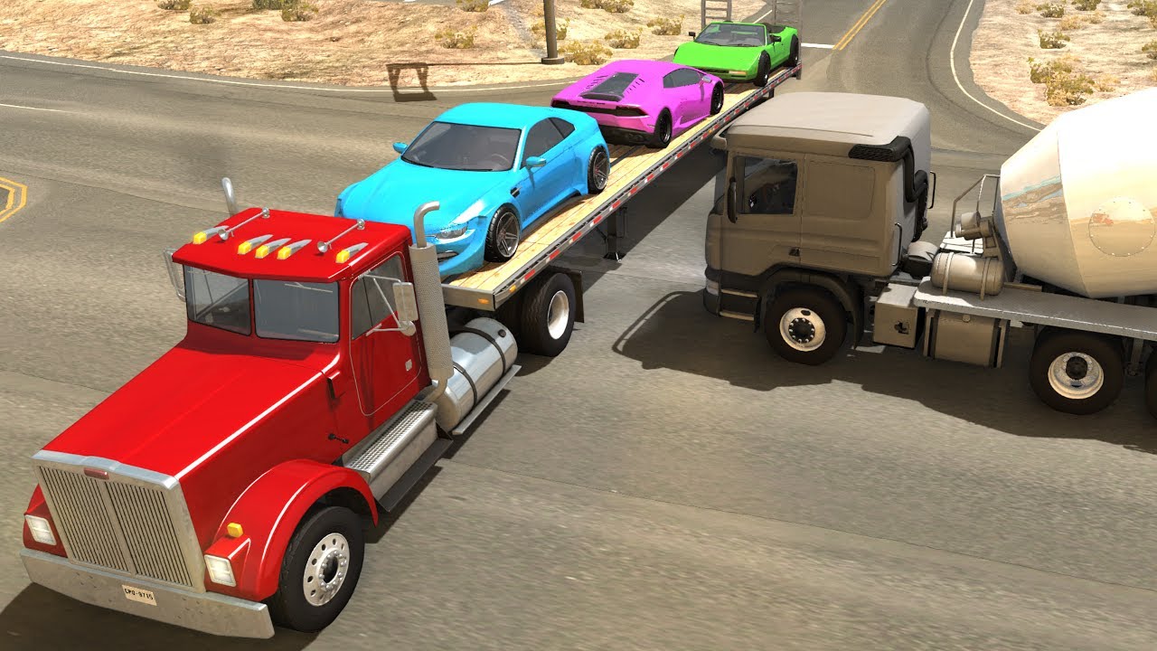 Extreme Side Impact Crashes #5 - BeamNG DRIVE