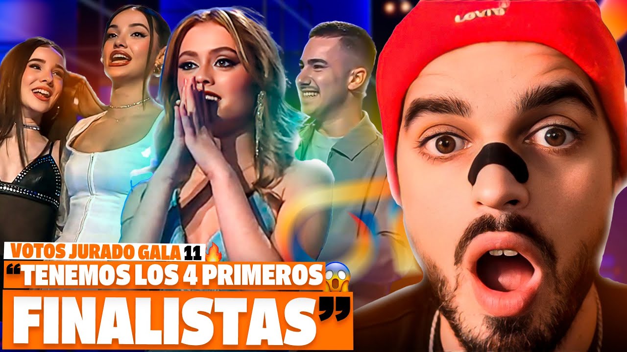REACCIÓN  VALORACIONES DEL JURADO GALA 11 OT2025 los 4 PRIMEROS FINALISTAS