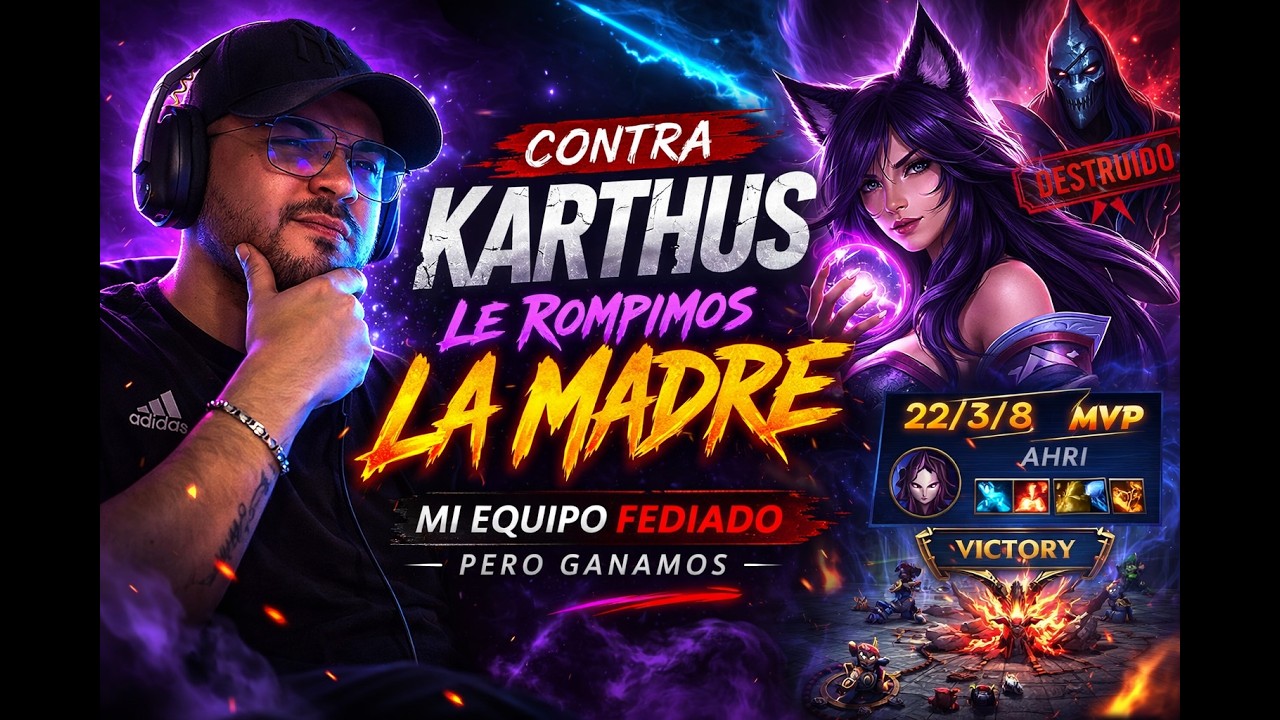 HUMILLÉ a este Karthus... ¡Pero mi equipo NO QUERÍA GANAR! 🦊