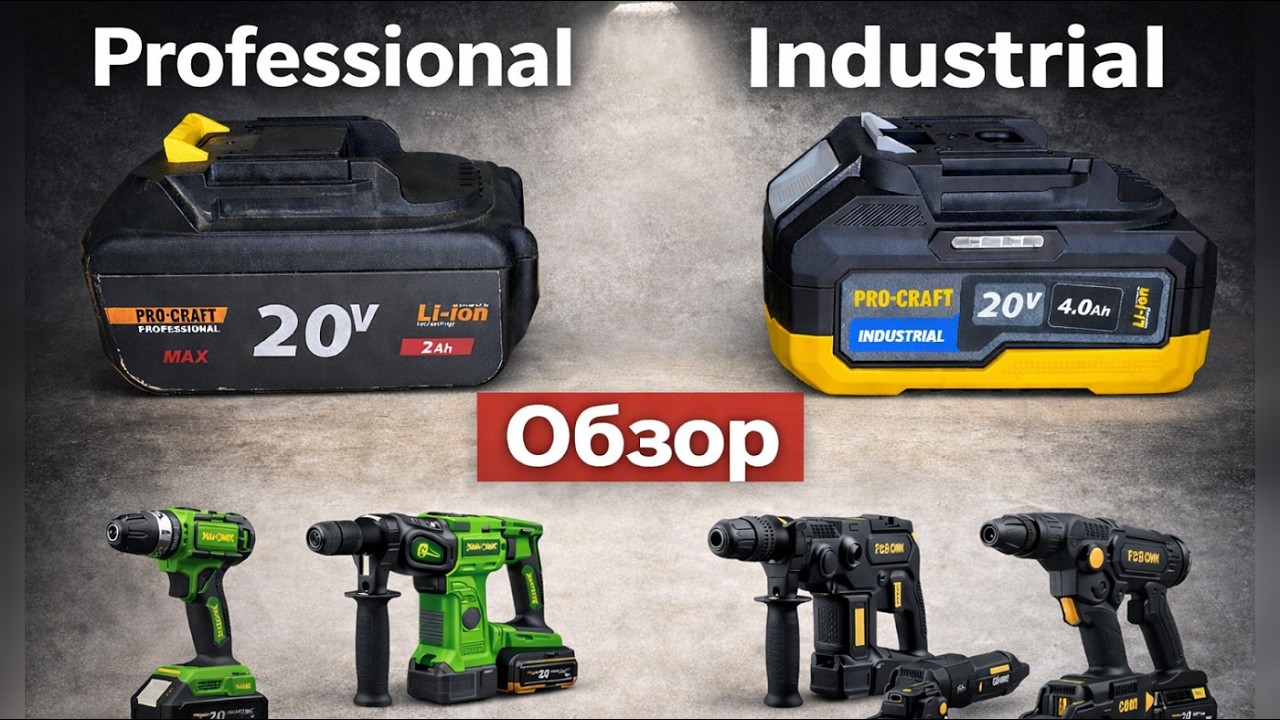 Аккумуляторы Procraft .Industrial -Professional 2026#procraft #аккумуляторныйинструмент #аккумулятор