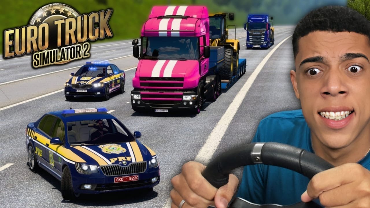 RD e ESSE COMBOIO VÃO SER PRESOS PELA PRF!! - EURO TRUCK SIMULATOR 2 + G920