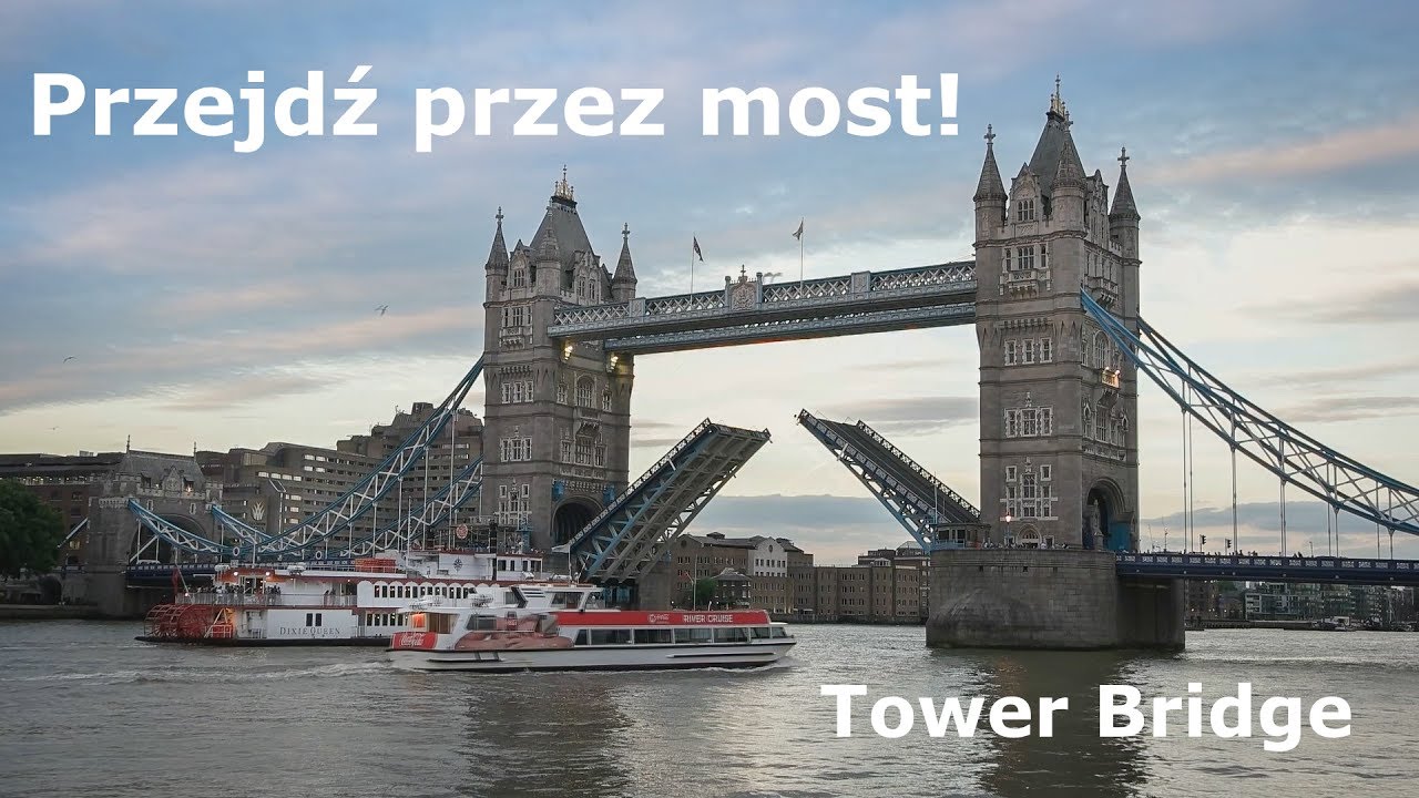 Przejdź przez most Tower Bridge