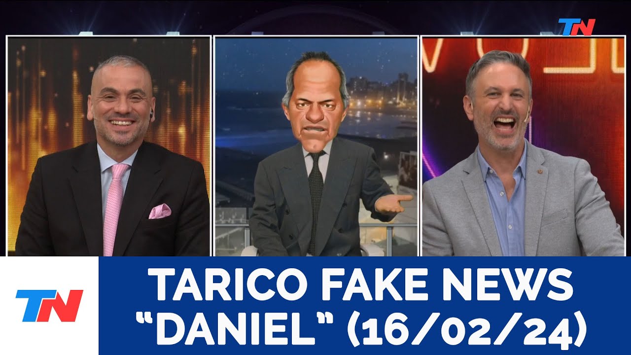 TARICO FAKE NEWS: “DANIEL SCIOLI” en 