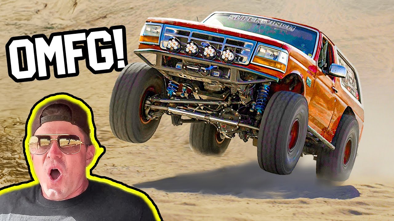 TERROR RIDE! Blake Wilkey's Supercharged LS Bronco. #BLOODSHARK