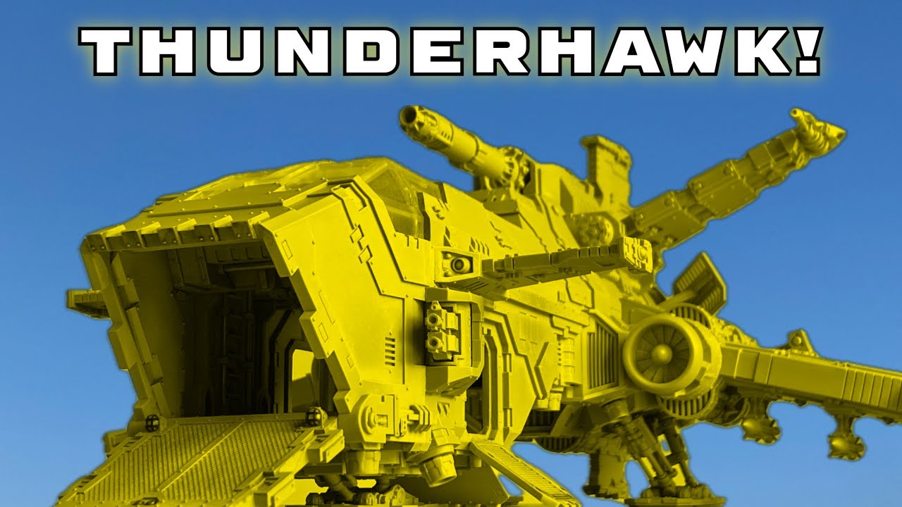 Space Marine Thunderhawk Gunship Showreel