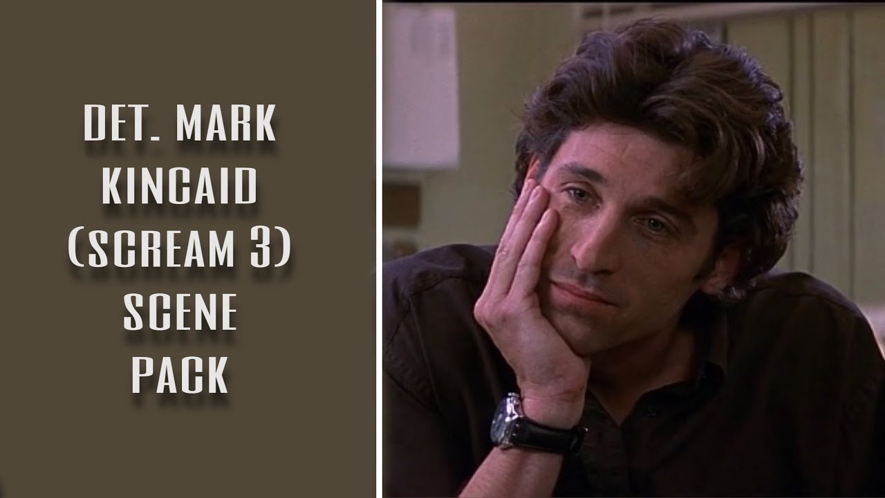 detective mark kincaid/ patrick dempsey (scream 3) scene pack 4k