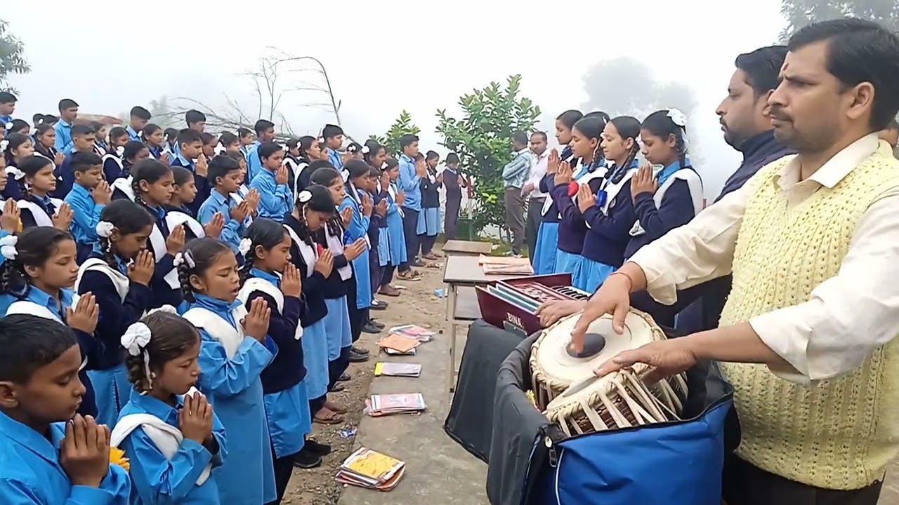 09/09/2025 गढ़वाली सरस्वती वंदना-नमो भगवती मां सरस्वतीयनू ज्ञान कू भंडार दे,पढ़ी- लिखीं हम अग्नै बढ़ 