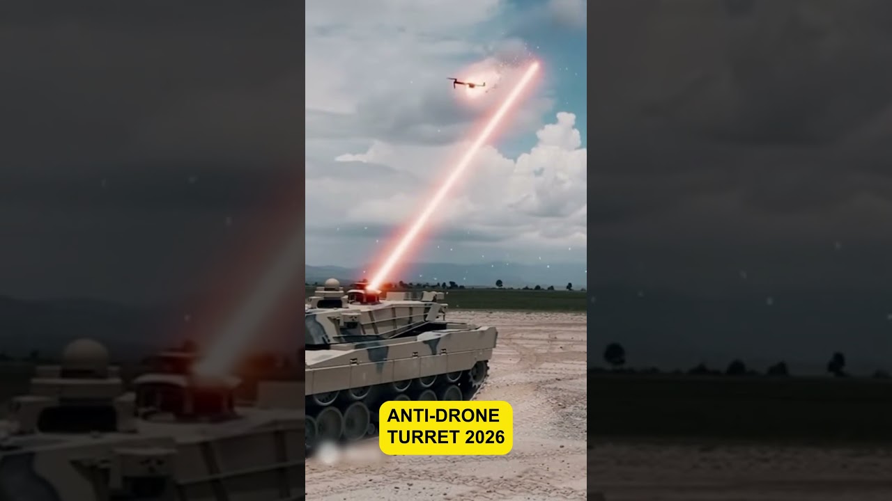 AntiDrone Laser Turret Concept #destroyer  #military #history