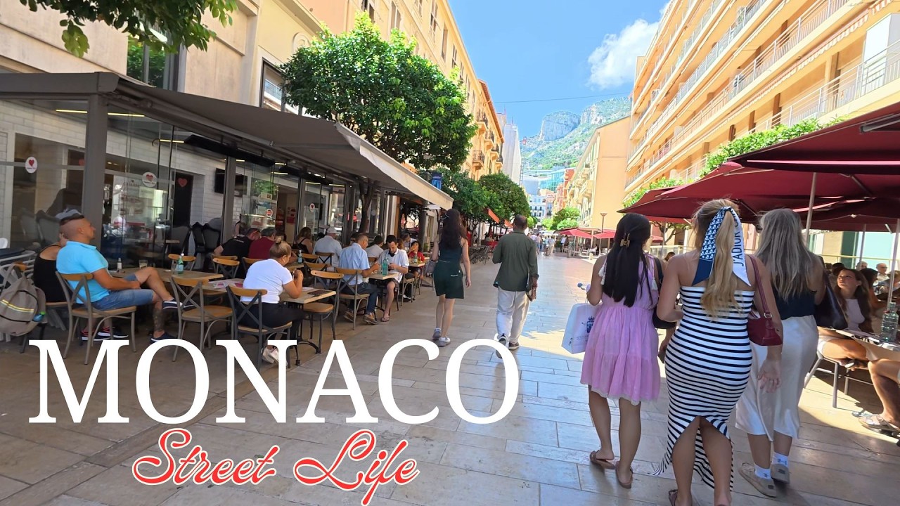 🇲🇨 Monaco Streets Life , Monte Carlo Walking Tour - Explore the Glamour of the French Riviera