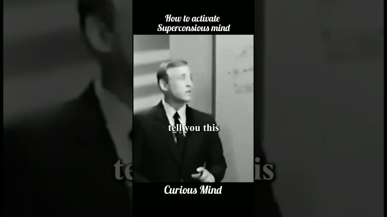how to activate Superconsious mind....