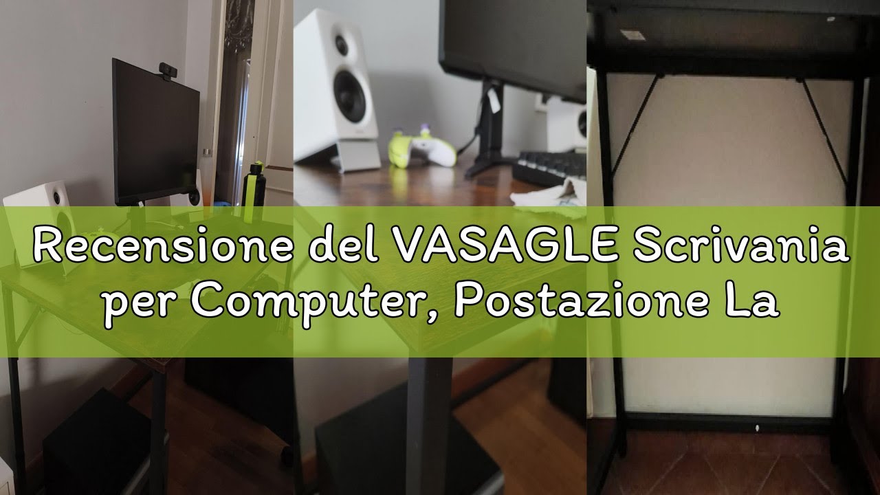Recensione del VASAGLE Scrivania per Computer, Postazione Lavoro, 50 x 100 x 76 cm, Scrivania da Uff