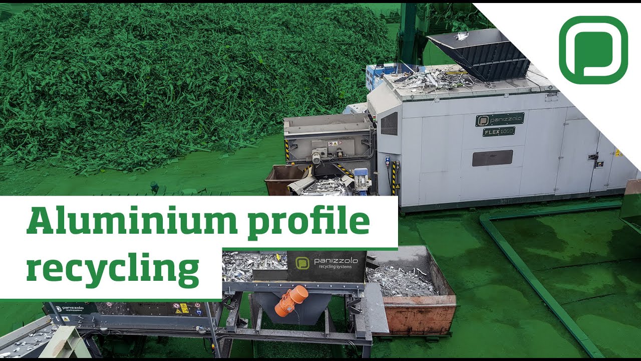 Aluminium profile recycling - Panizzolo Hammermill Flex Mobile