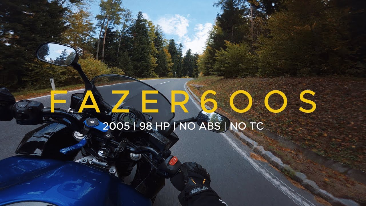 AUTUMN CRUISE | POV 4K ENGINE SOUND | YAMAHA FZ6S