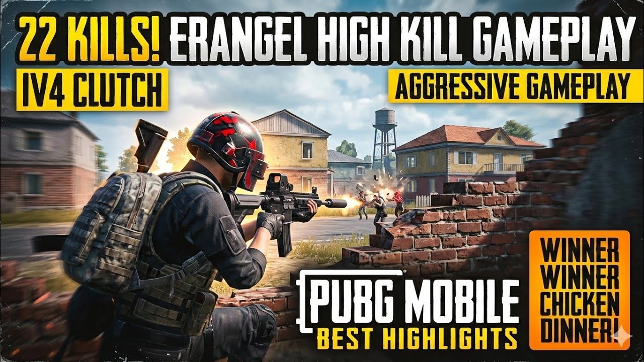 22 KILLS + INSANE 1V4 CLUTCH! 🔥 Erangel is Not Safe Anymore! 🏆