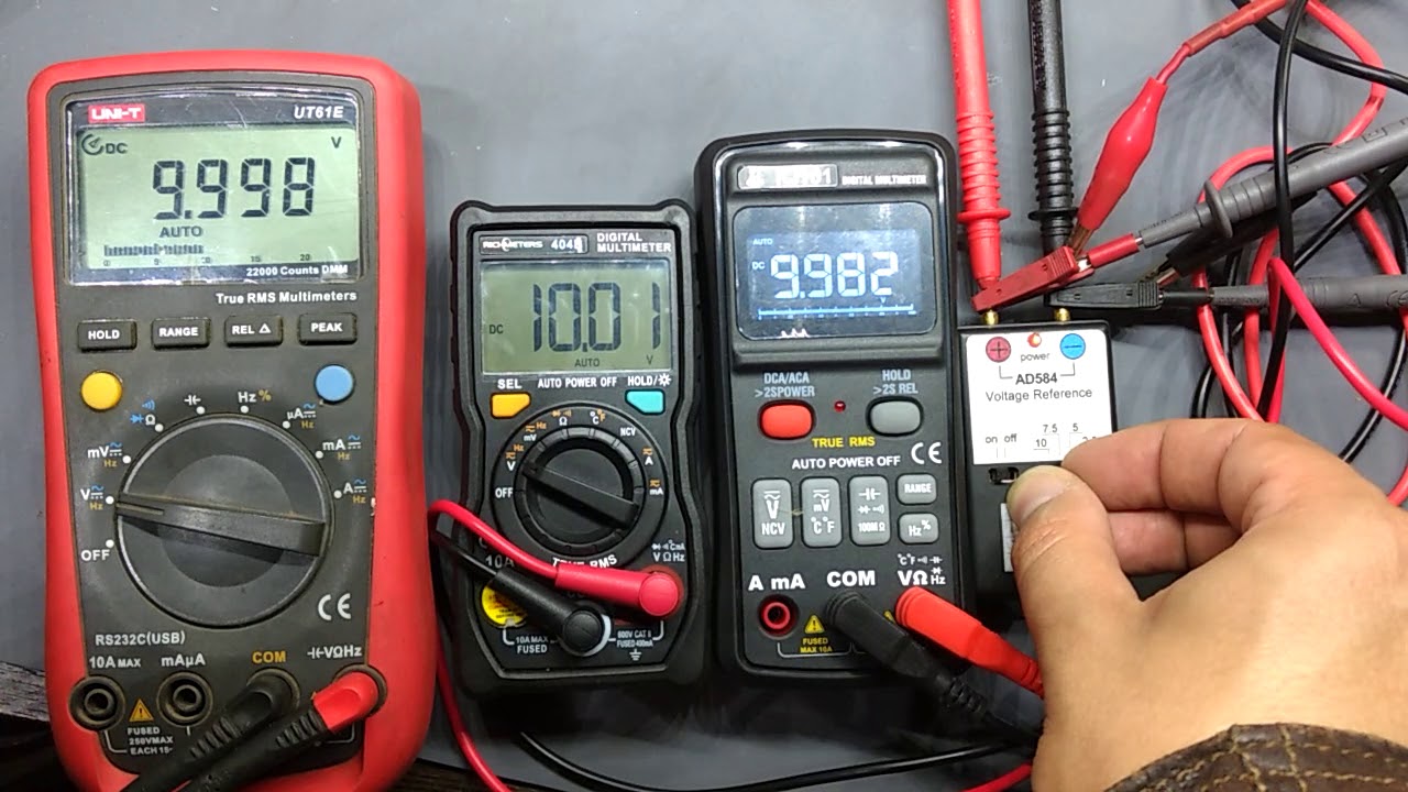 KJ101 + 404B + UT61e сравнение скорости