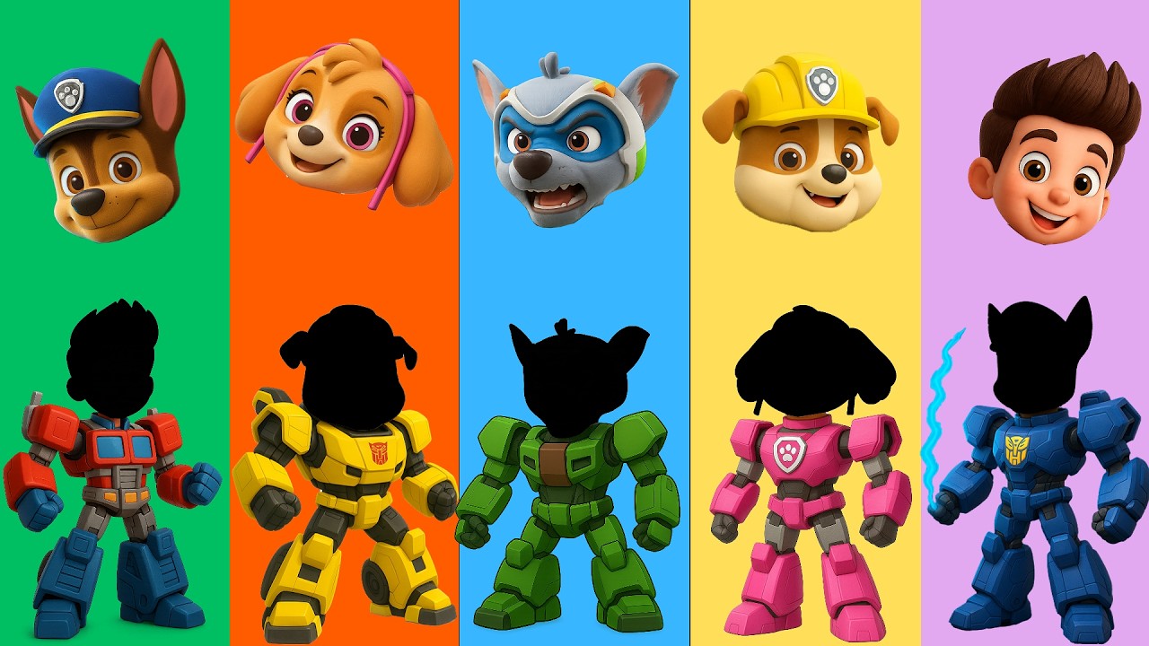 Wrong eyes👀PAW Patrol Cars New Episod Ryder&Rubble&Chase&Rocky-DAME TU COSITA Puzzle Head