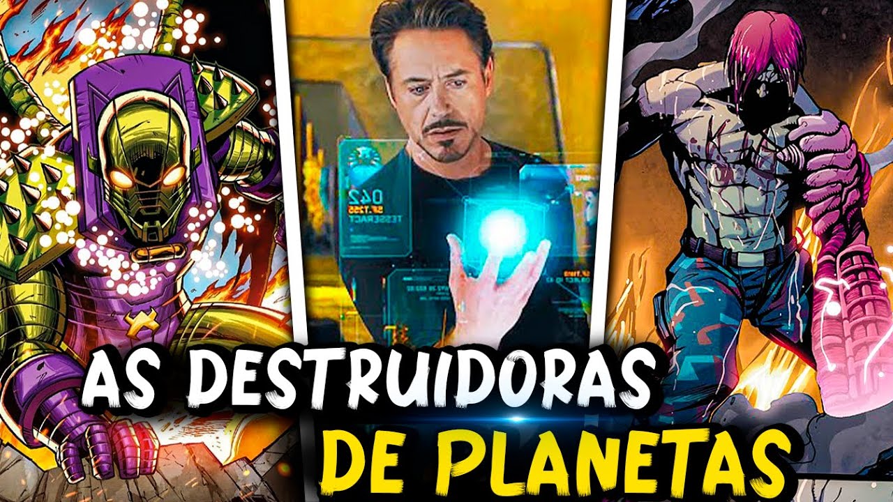 8 ARMAS DA MARVEL DESTRUIDORAS DE PLANETAS