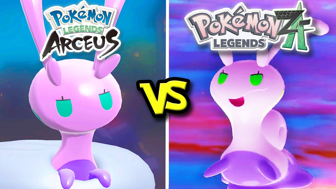 Pokémon Legends Z-A vs Arceus - All Pokémon Comparison