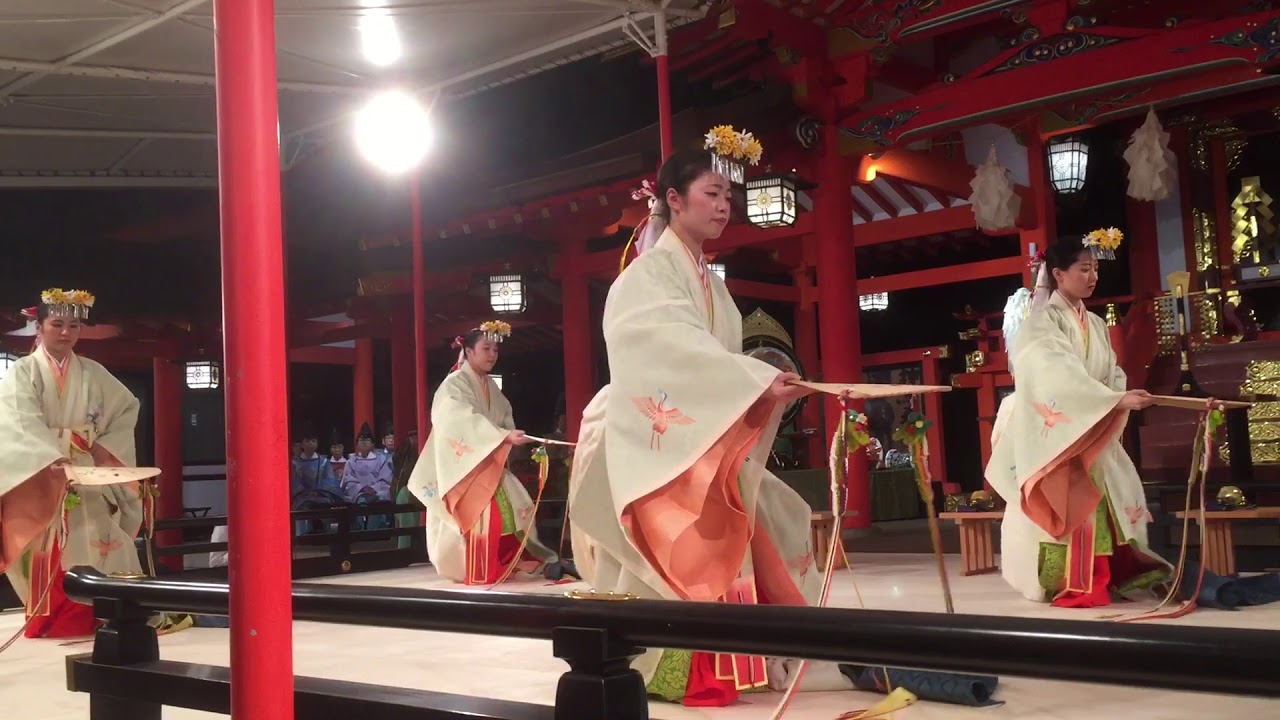 20170922 生田神社 雅楽の夕べ 巫女舞 浦安の舞