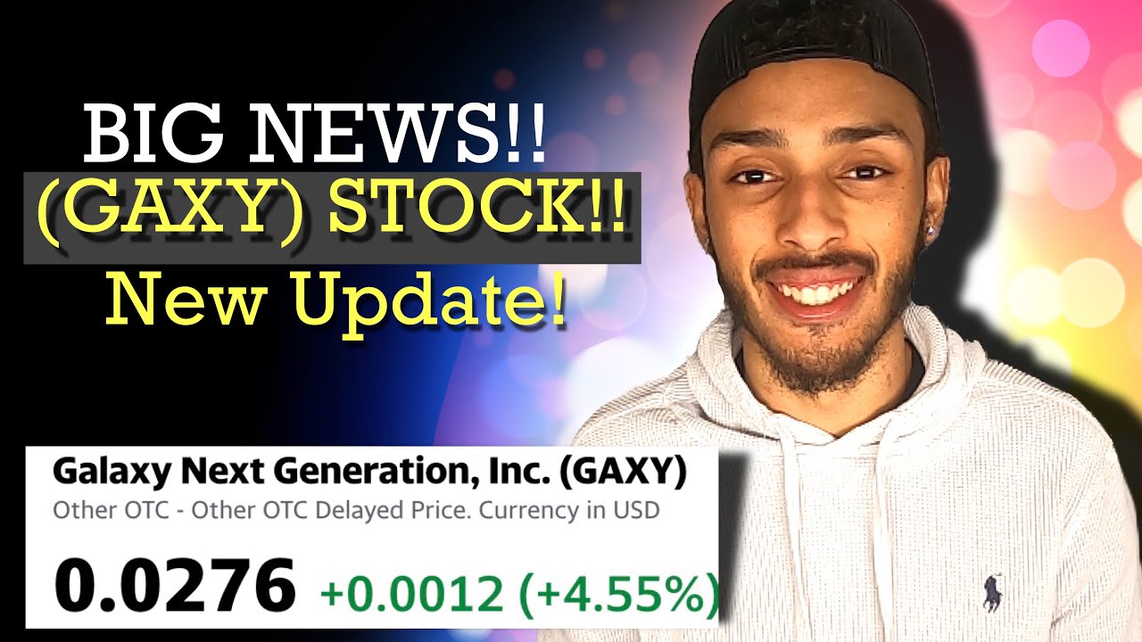 (GAXY) STOCK UPDATE !! Huge Update for Galaxy Next Generation Stock !