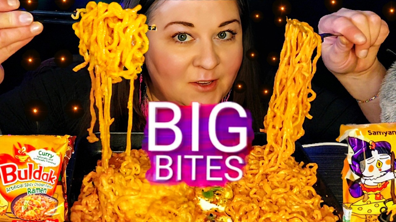 Quatro Cheesy Mashup Time! Find all the BIG Bites and Burps Mukbang