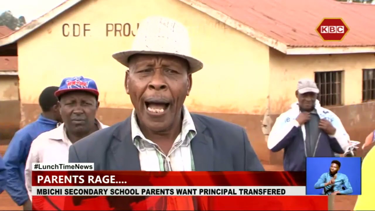Parents from Mbichi Secondary school in Gatundu North,  now want the school`s principal transferred