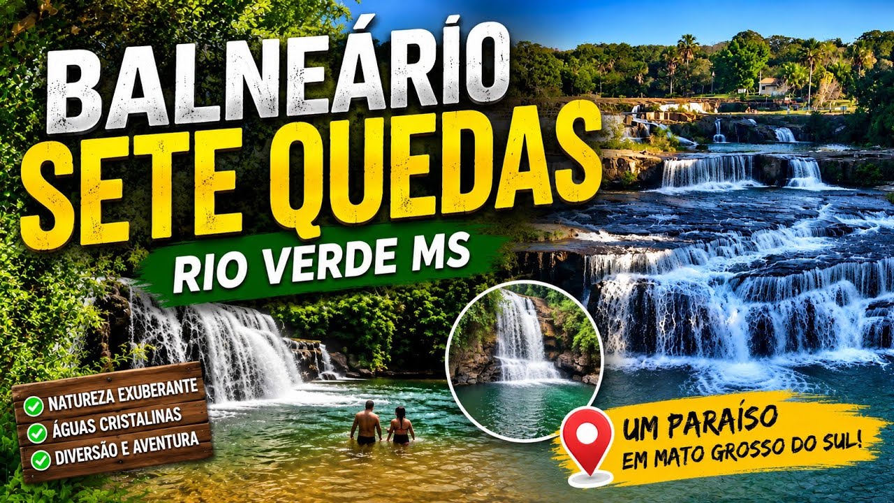 Balne&aacute;rio Quedas D'&aacute;gua - Sete Quedas Rio Verde MS 