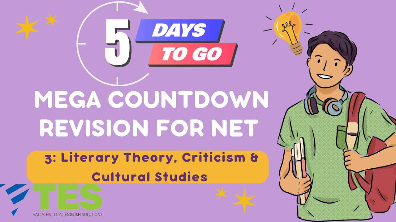 Mega Countdown Revision for NET DAY 3 | Literary Theory| Criticism and Cultural Studies |