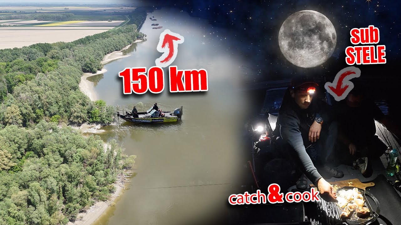2 Zile INCREDIBILE & 150km pe Dunăre... SOMN sub STELE și la GRĂTAR  🍽️🐟