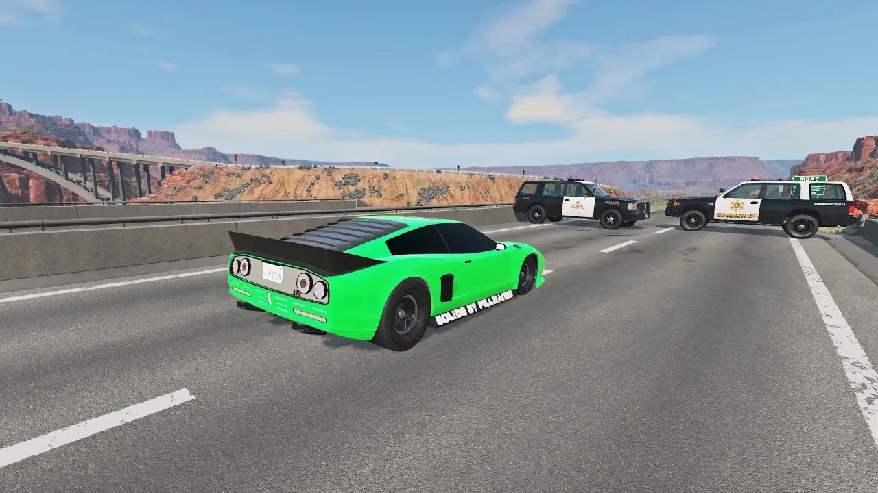 Cars vs Police - Beamng Drive! Epic Police Chases