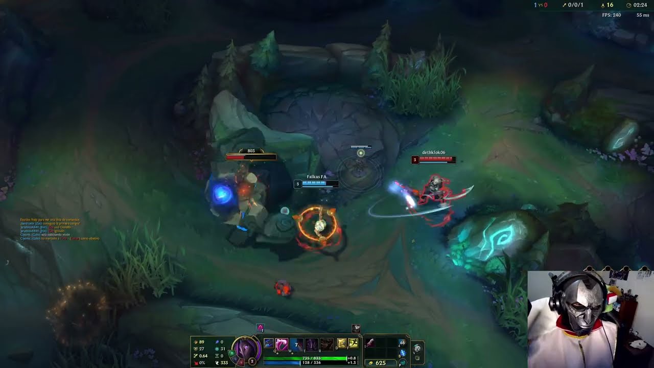 Partida Sublime , Hola high Elo