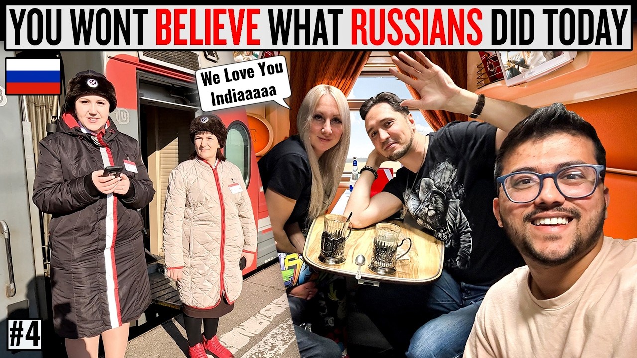 FIRST TIME TRAVELLING IN TRANS-SIBERIAN RAILWAY (9200 Kms) || MOSCOW TO KAZAN 🇷🇺